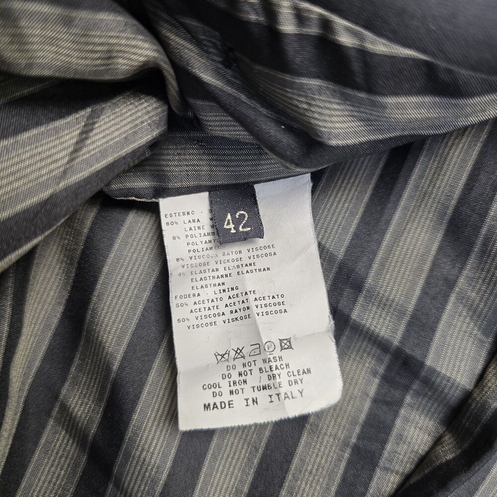 Etro Tuxedo Style Double Breasted Button Blazer Jacket Black Women's Sz EU 42 - Picture 5 of 11